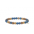 Sundrops | Bracelet Yellow gold | Moonstone - Kyanite 