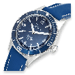 Squale Super-Squale Arabic Numerals Blue Leather | 38mm SUPERMBLBL.RLBL