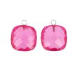 Varivello Pendants | Synthetic Ruby | 18 x 18 mm