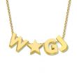 Minitials Four Signature Necklace | 18ct Gold