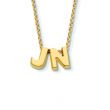 Minitials Two Signature Necklace | 18ct Gold