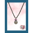 Black Silver Tahiti Pearl Nacklace | 80cm
