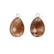 Varivello Pendants | Brown Rutile Quartz | 20 x 15 mm