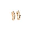 Yeva | Earrings Pink Gold | Black Sapphire