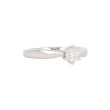 W | Diamond Solitaire Ring White Gold | 0.40ct