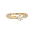 W | Diamond Solitaire Ring Yellow Gold | 0.35ct