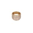 Be | Ring Pink Gold | Diamond Curve Pavé 