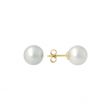Sundrops | Ear Studs Yellow Gold | Pearl
