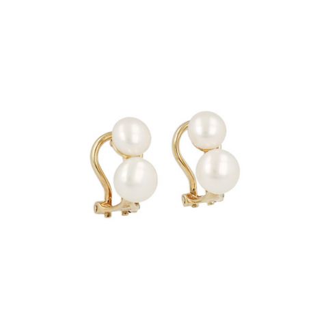 Sundrops | Earclips Yellow Gold | Pearl