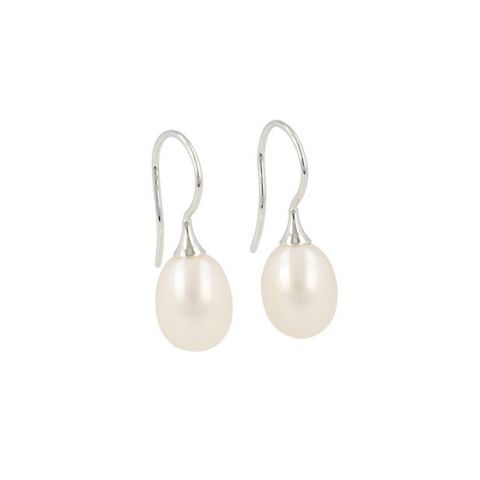 Sundrops | Earrings White Gold | Pearl