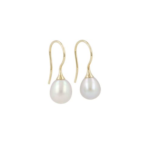 Sundrops | Earrings Yellow Gold | Pearl
