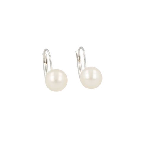 Sundrops | Earrings White Gold | Pearl