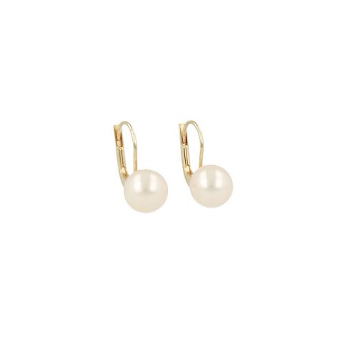 Sundrops | Earrings Yellow Gold | Pearl