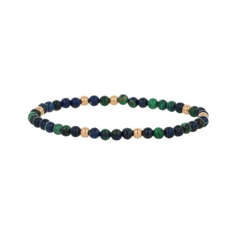 Sundrops | Bracelet Pink Gold | Azurite