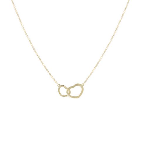 KEK | Necklace Yellow Gold | Two Hearts Entwined