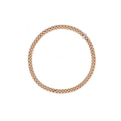 Sundrops | Flex Bracelet Pinkgold Braid | 2.8mm