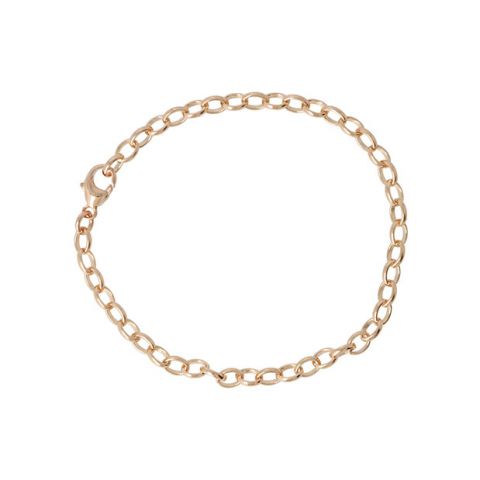 Be | Bracelet Pink Gold Jasseron | 4 mm