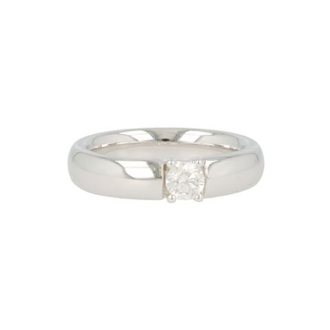 Lux | Ring White Gold | Diamond 0,30ct