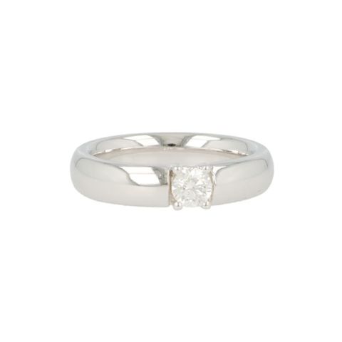 Lux | Ring White Gold | Diamond 0,30ct