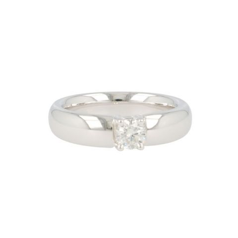 Lux | Ring White Gold | Diamond 0,40ct