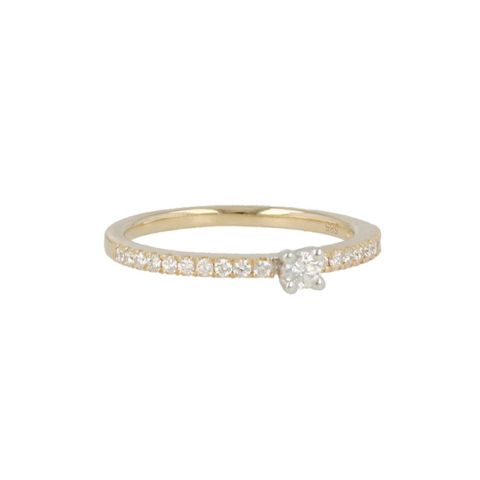 Lux | Ring Bicolor | Diamonds 0.27ct