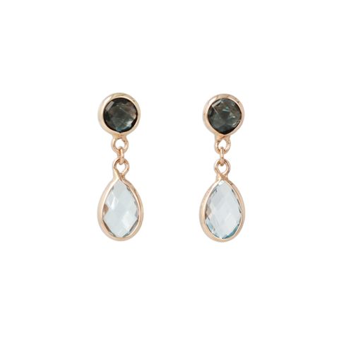 Sundrops | Earrings | London Blue Topaz - Topaz