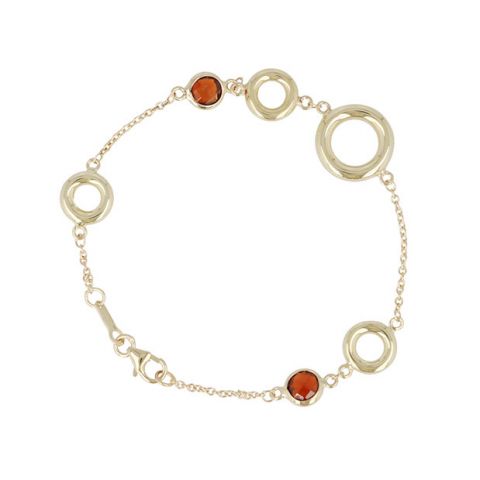 Sundrops | Bracelet 14 Carat Yellow gold | Hessonite