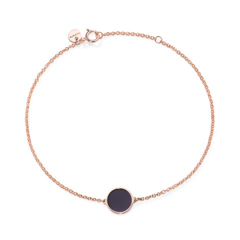 Burato Gioielli | Bracelet Chocolate Paillette | 8 mm