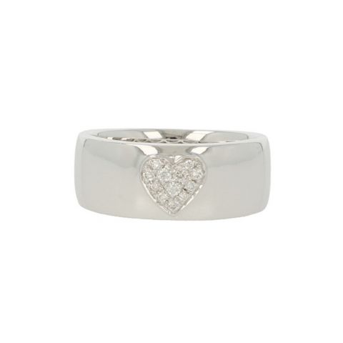 Unique Piece | White Gold Ring | Diamond Heart 19088