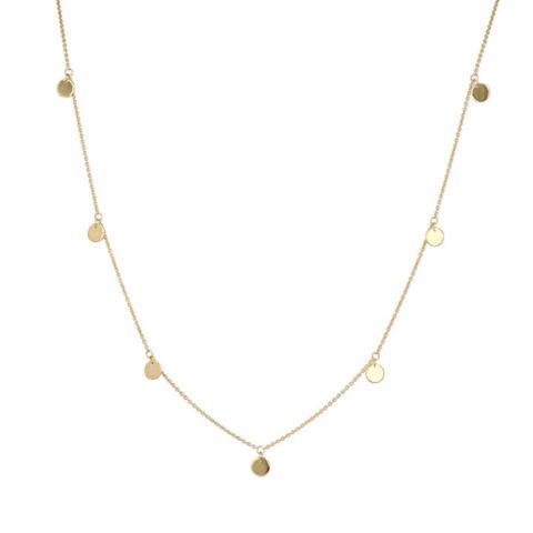 Dot | 14 Carat Yellow gold Necklace | Paillettes