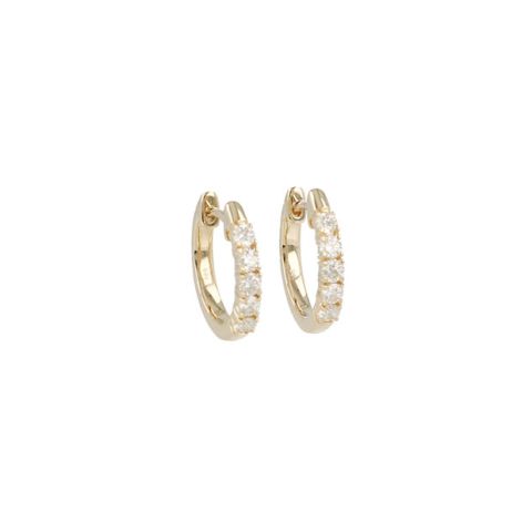 Lux | Earrings Yellow Gold | Diamond