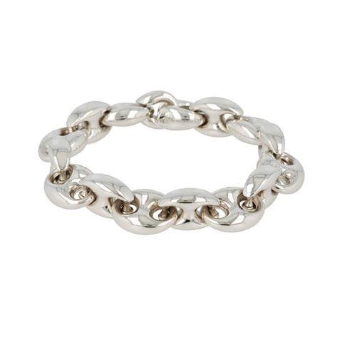 Be | Bracelet 14 Carat White gold | Coffee Bean