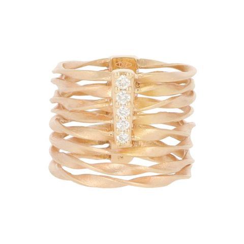 Unique Piece | Pink Gold Ring | Diamonds 31598