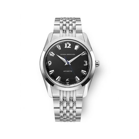 Nivada Grenchen Antarctic Black/Steel | 35mm 35002M04
