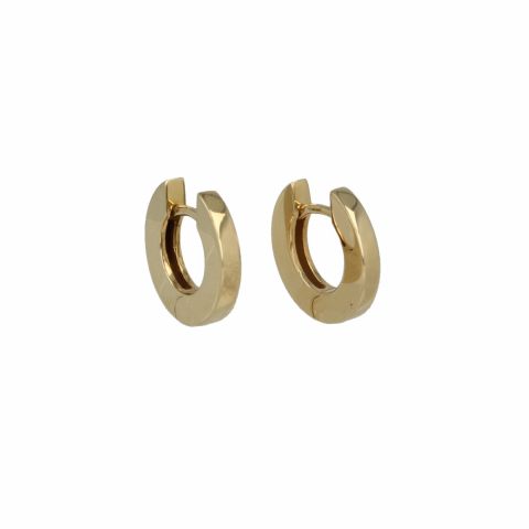 Be | Earrings 14carat Yellow gold | Hoops