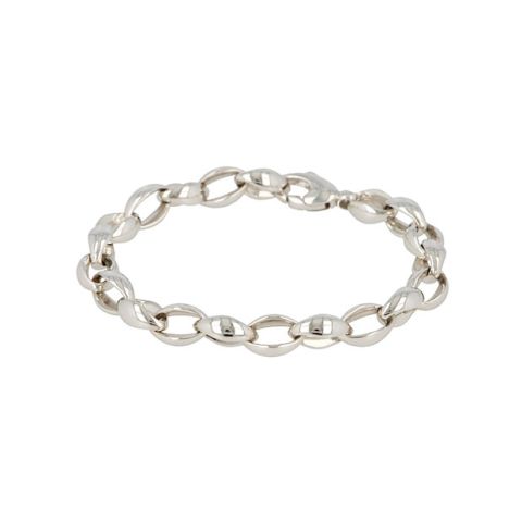Be | Bracelet 14 Carat White Gold | Navette