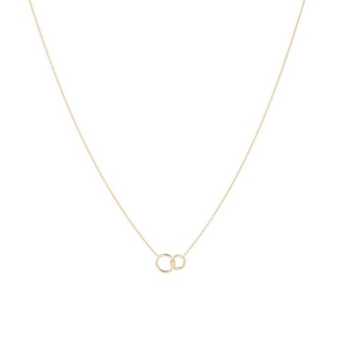 KEK | Necklace Yellow Gold | Double Ring