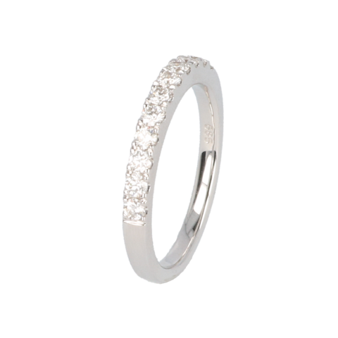 14krt witgouden ring met diamant briljant slijpsel