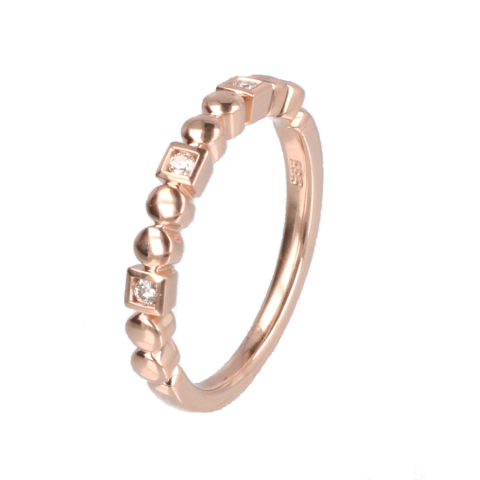 Yeva | Ring Pink gold | Fantasy Diamond