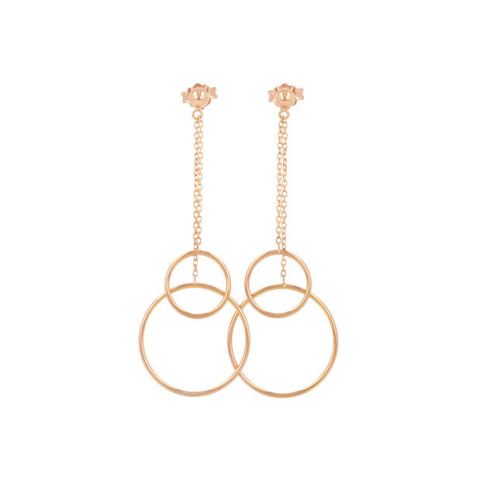 Dot | Earrings Pinkgold | Circles