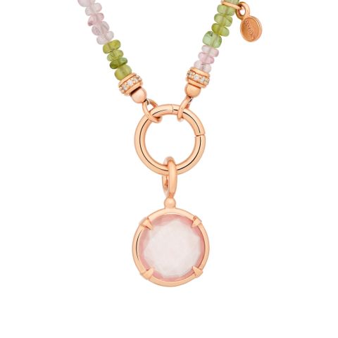 BRON | Mira Mira Pendant | Rose Quartz Ø12 mm