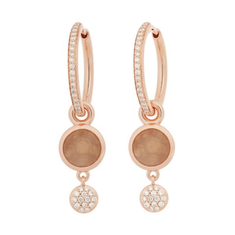 BRON Sushi pendants pinkgold | Moonstone 8OR4861MSBBR