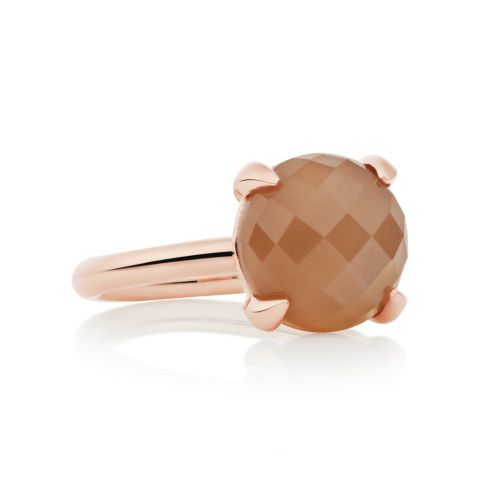 BRON Catch ring Pinkgold | Moonstone 8RR4783MSS