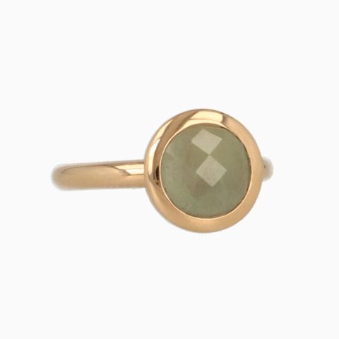 BRON | Sushi Pink Gold Green Sapphire | 10mm