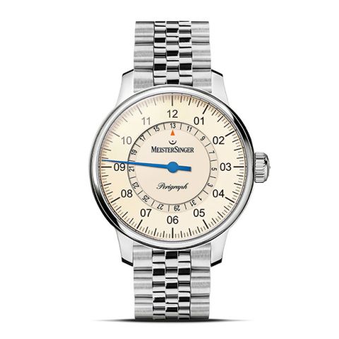 Meistersinger Perigraph AM1003 leather | 43MM