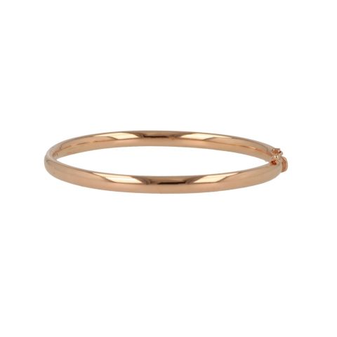Be | Bangle 14 Carat Pink gold | 4 mm