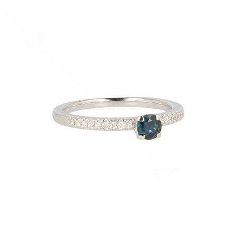 Yeva | Ring White Gold | Sapphire Diamond