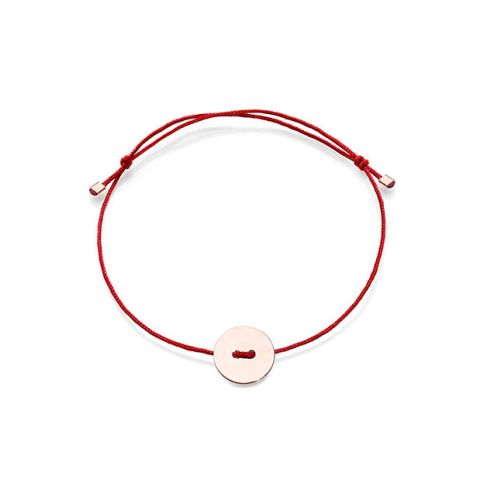 Burato Gioielli | Red Ribbon Paillette Bracelet