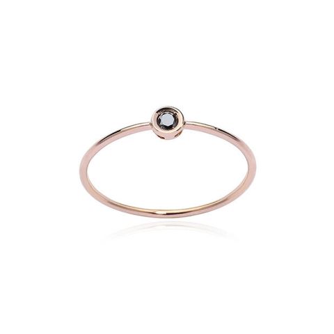 Burato Gioielli | Black Classic Solitaire Ring