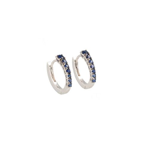Varivello Earrings Fine Small Sapphire | White gold